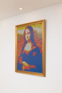 harissart - rubik art - mona lisa joconde